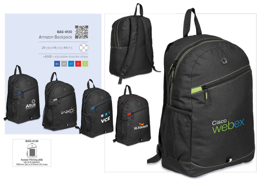 Buy Quality, Affordable Amazon Backpack Online - Corporate Gifts ...